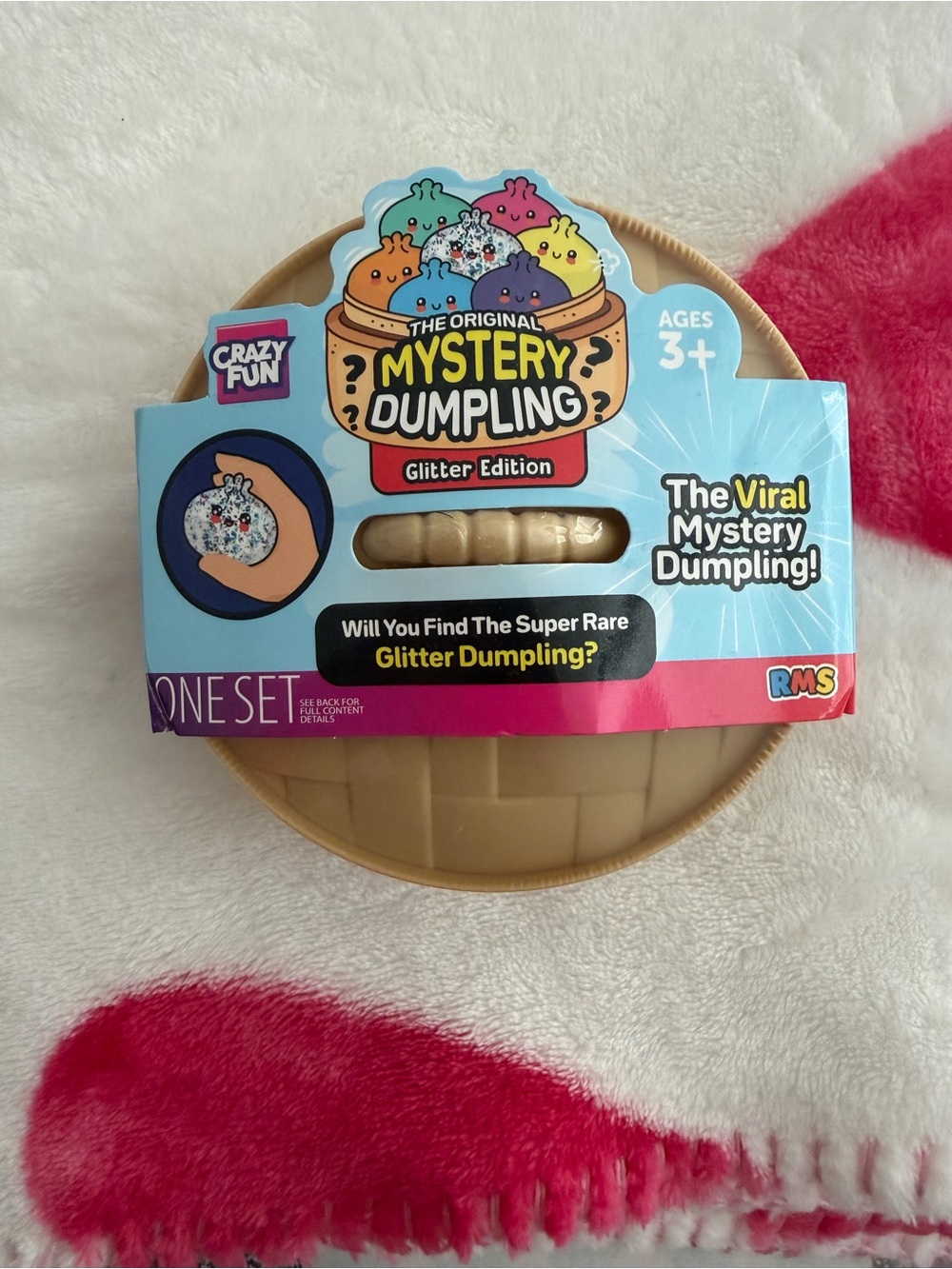 RMS BRAND Mystery Dumpling Glitter Edition Kids Toy - Beige